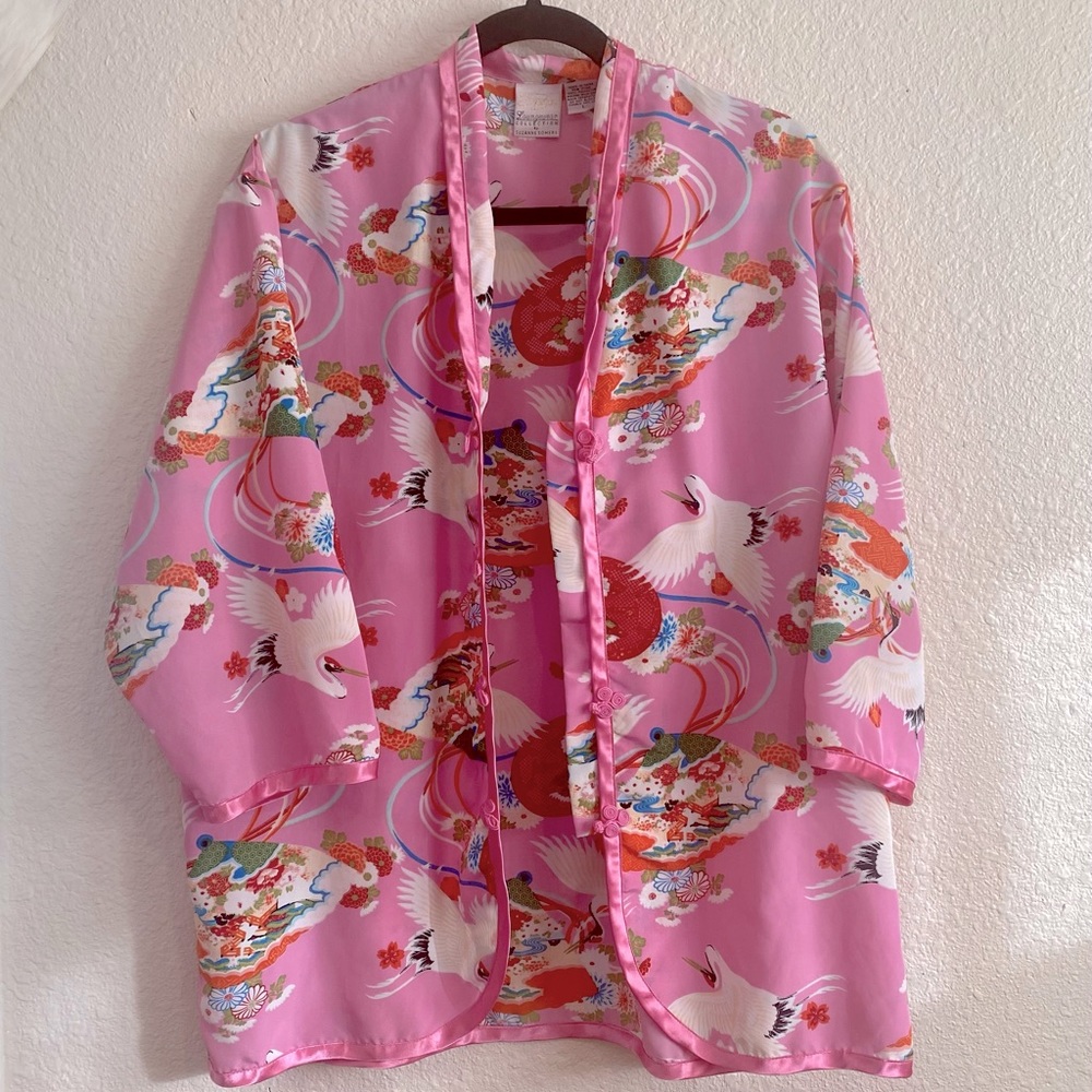 LOVELY vintage Suzanne Somers Oversized Loungewear Top - Size Large